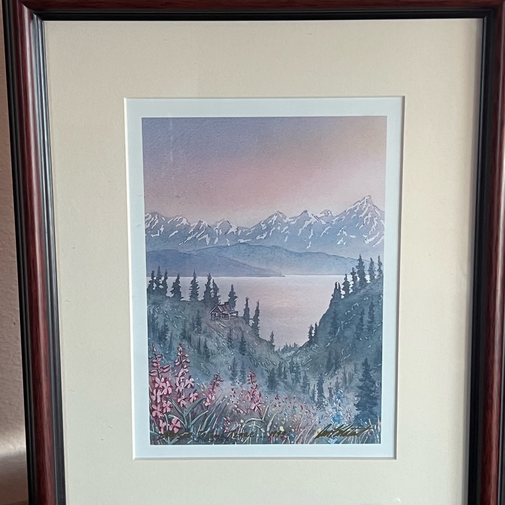 Don Kolstad Framed Mountain Landscape Art Print